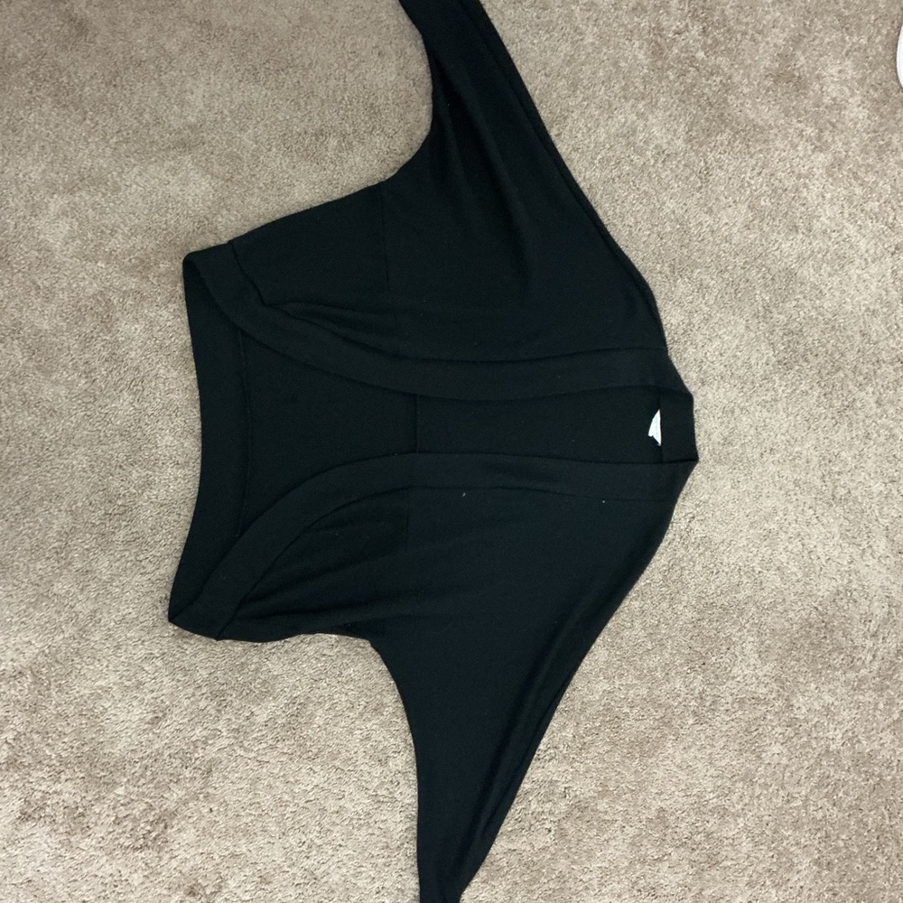 Aeropostale Black Cropped Knit Shrug